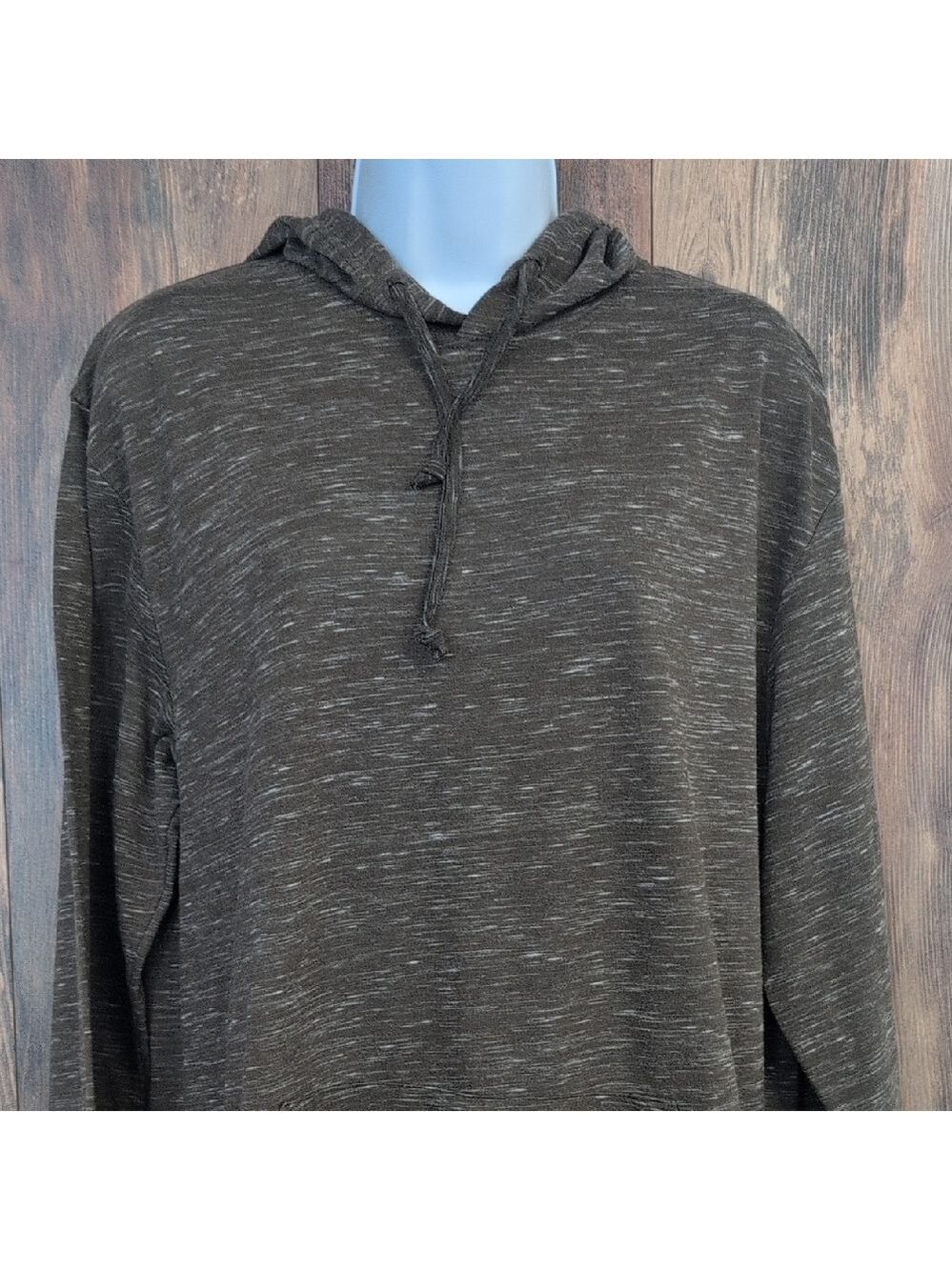Straight Faded Olive Thin Hoodie XL